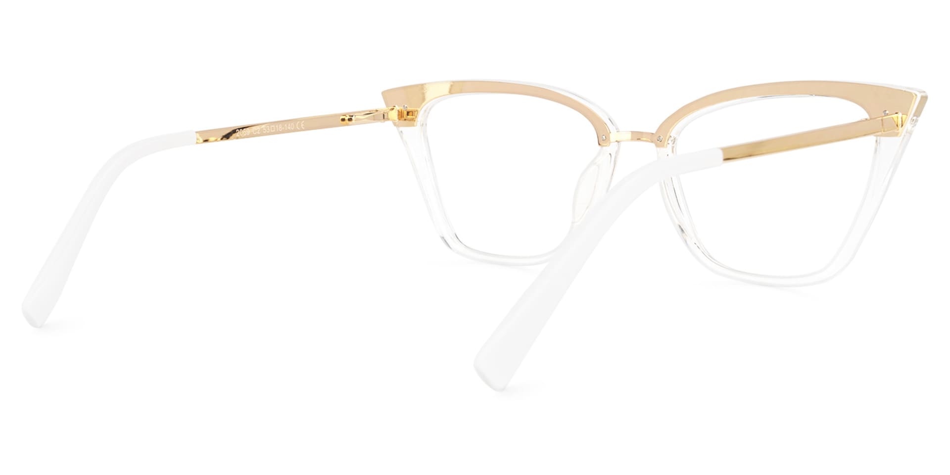 Dionne Cateye Crystal Glasses | Zeelool Glasses3