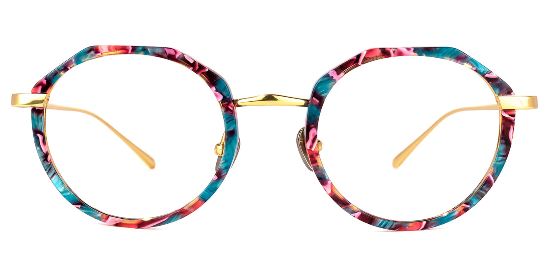 Erin Geometric Floral Glasses | Zeelool Glasses0