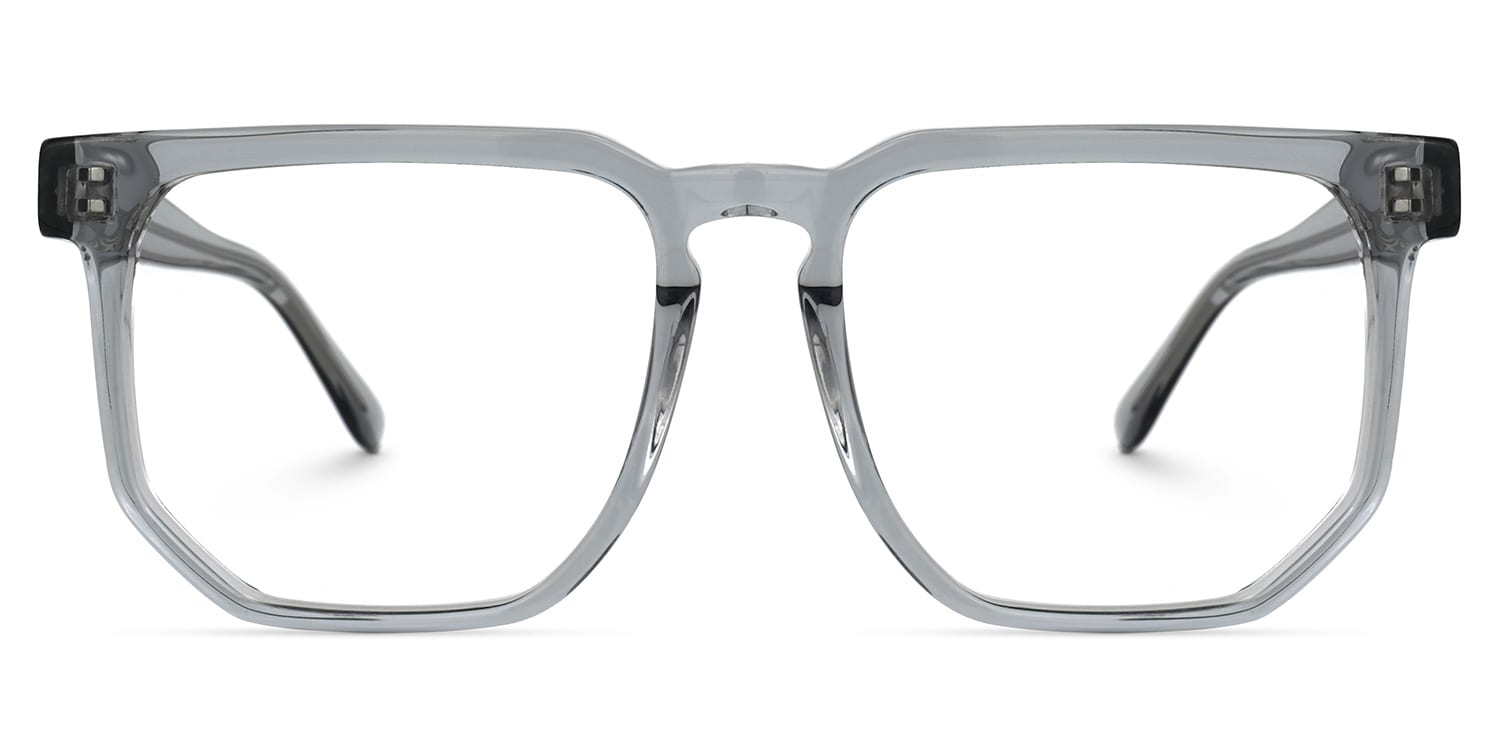 Matherne Square Gray Glasses