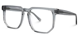 Matherne Square Gray Glasses1