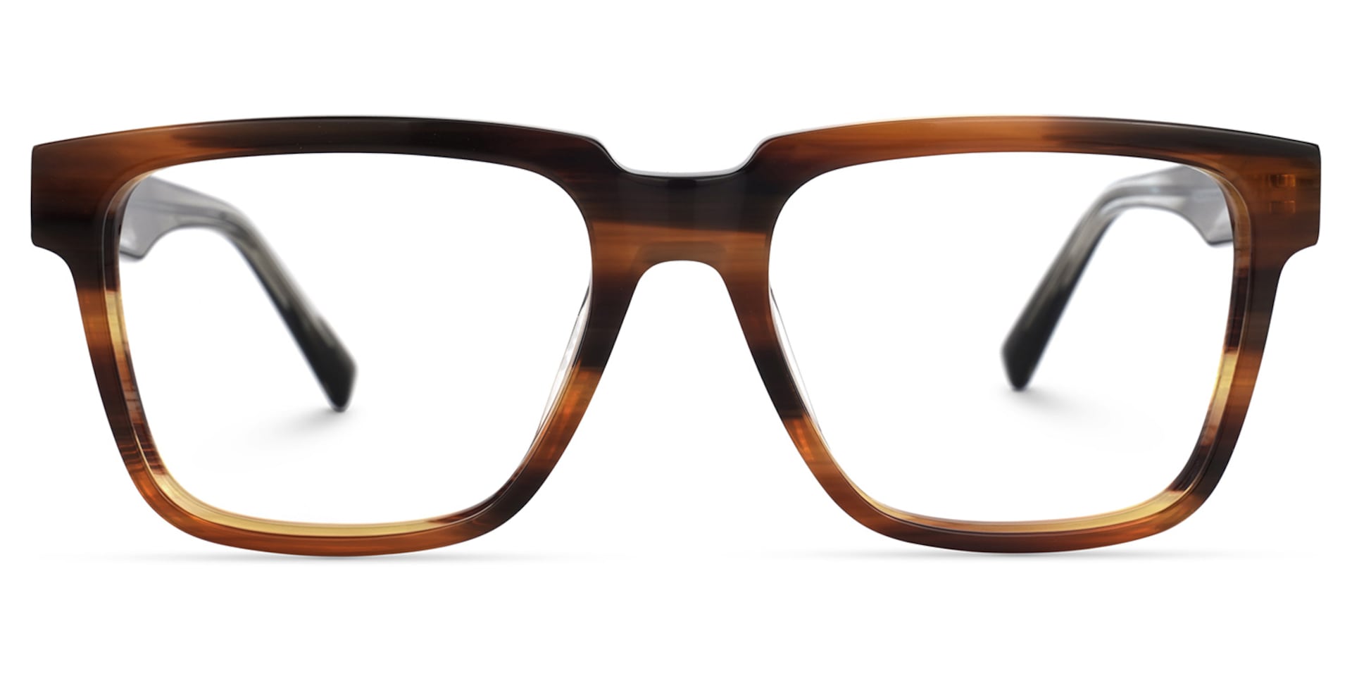 Tavares Square Brown Glasses | Zeelool Glasses0