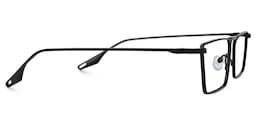 Mallet Rectangle Black Glasses2