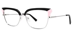Marcsa Browline Black Glasses1