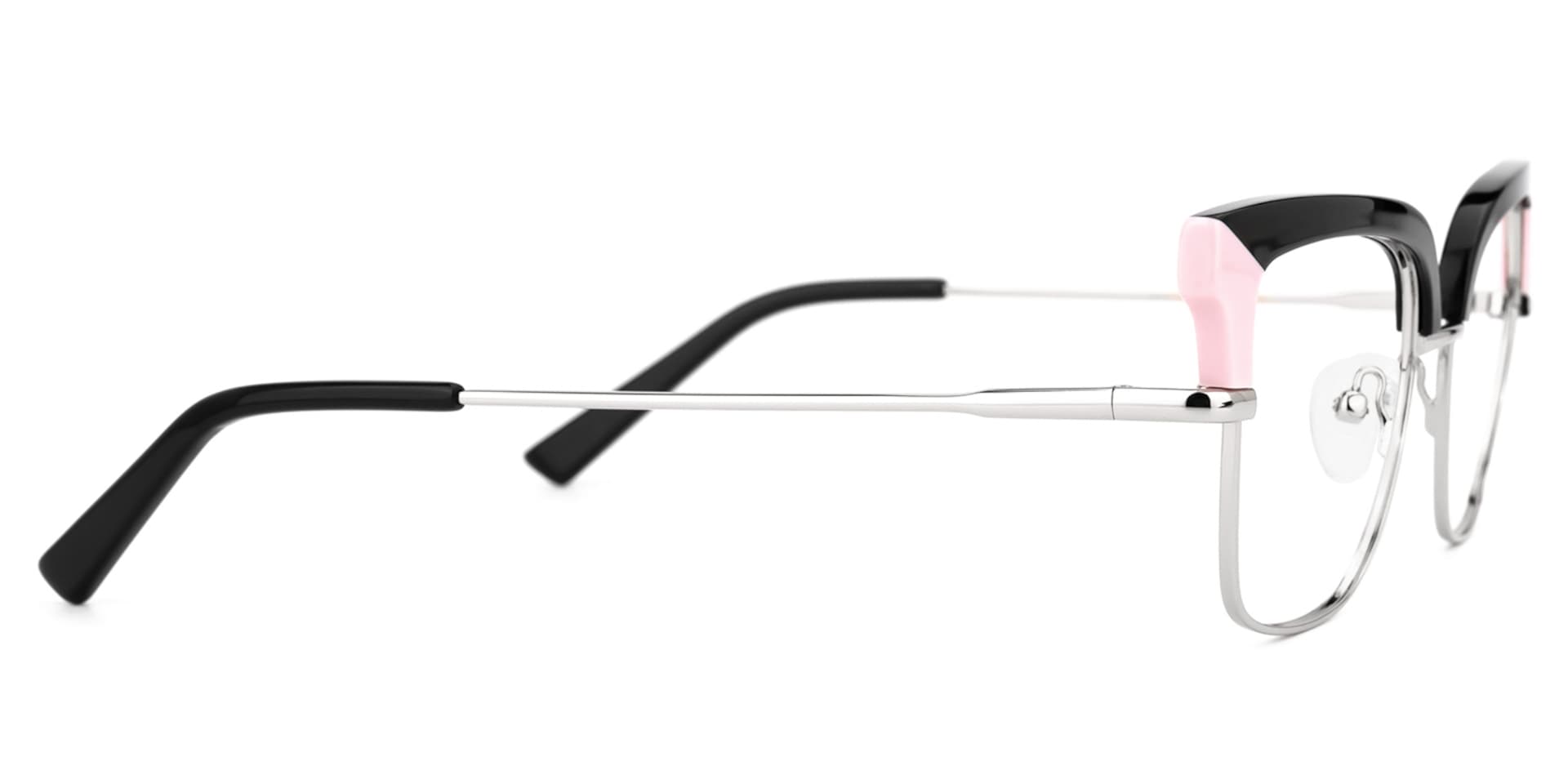 Marcsa Browline Black Glasses | Zeelool Glasses2