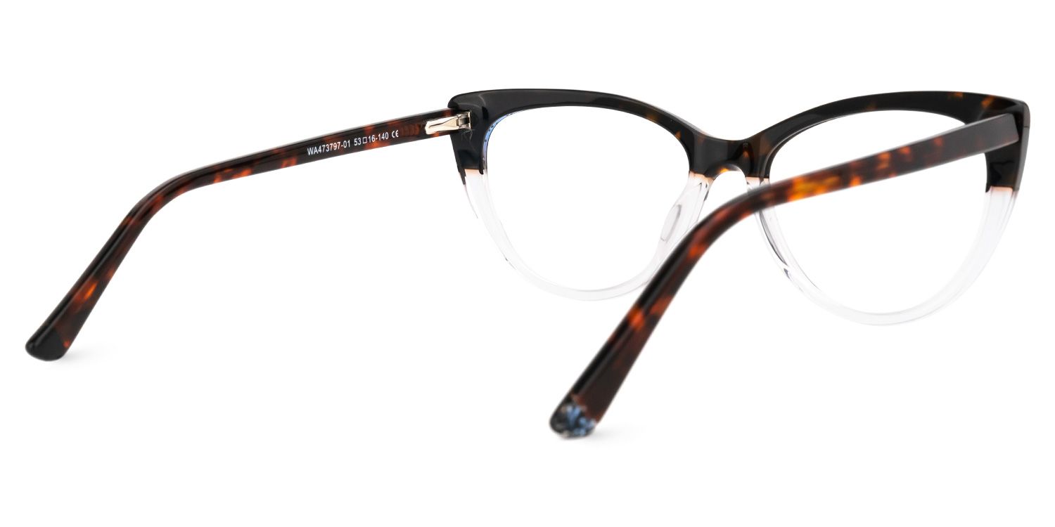Linette Cateye Tortoise Glasses | Zeelool Glasses3