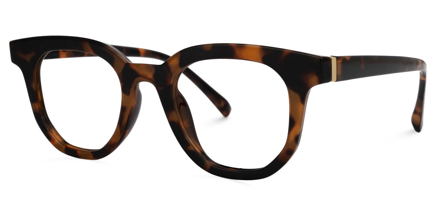 Shareka Square Tortoise Glasses | Zeelool Glasses