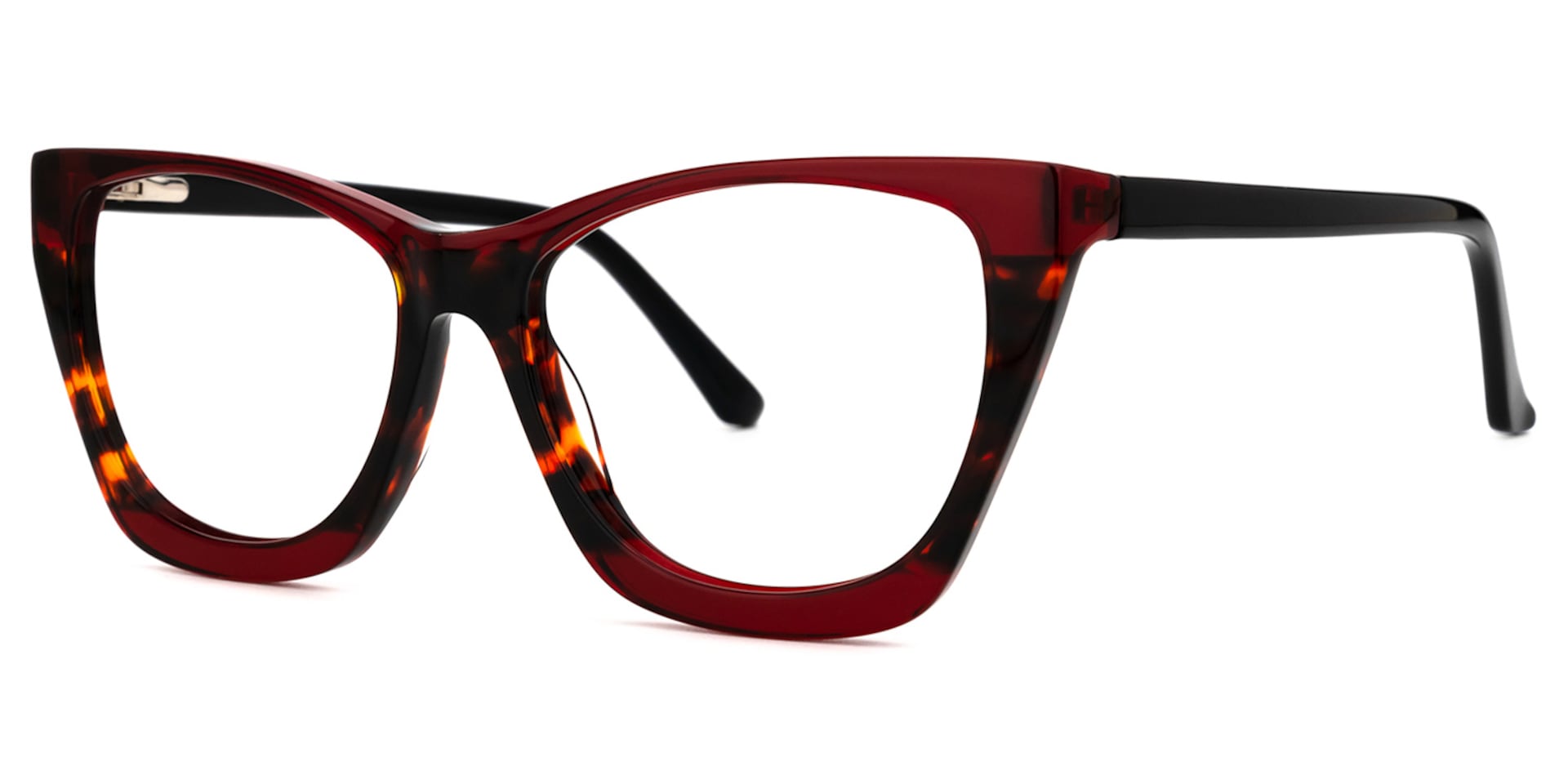 Frankens Geometric Red Glasses | Zeelool Glasses1