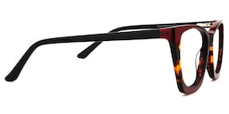 Frankens Geometric Red Glasses2