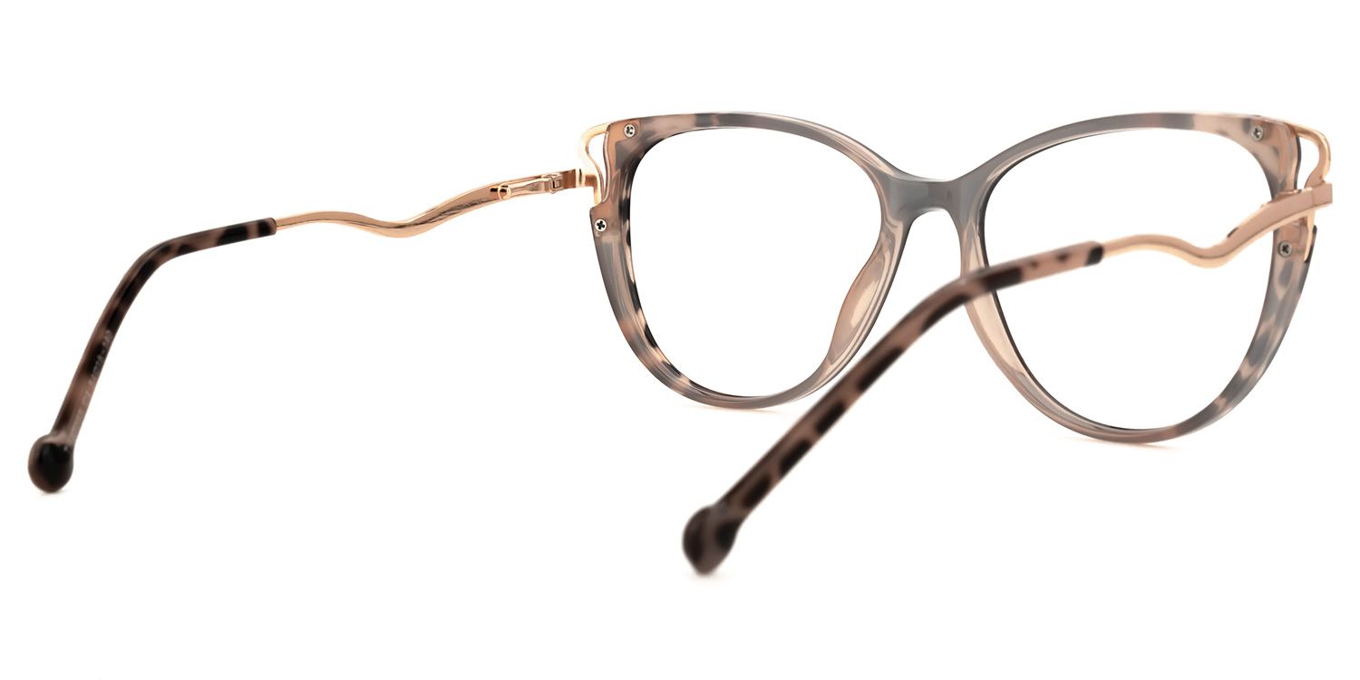 Gisela Cateye Tortoise Glasses | Zeelool Glasses3