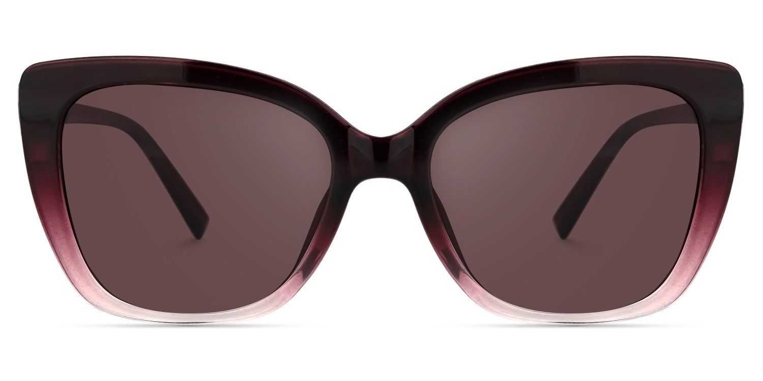 Deonna Clip-on Purple Glasses | Zeelool Glasses0