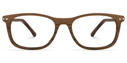 Areizaga Rectangle Brown Glasses0