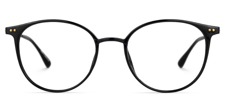 Judsy Round Black Glasses