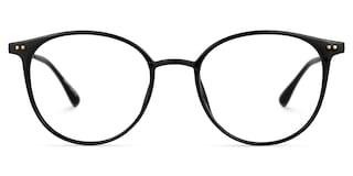Judsy Round Black Glasses0