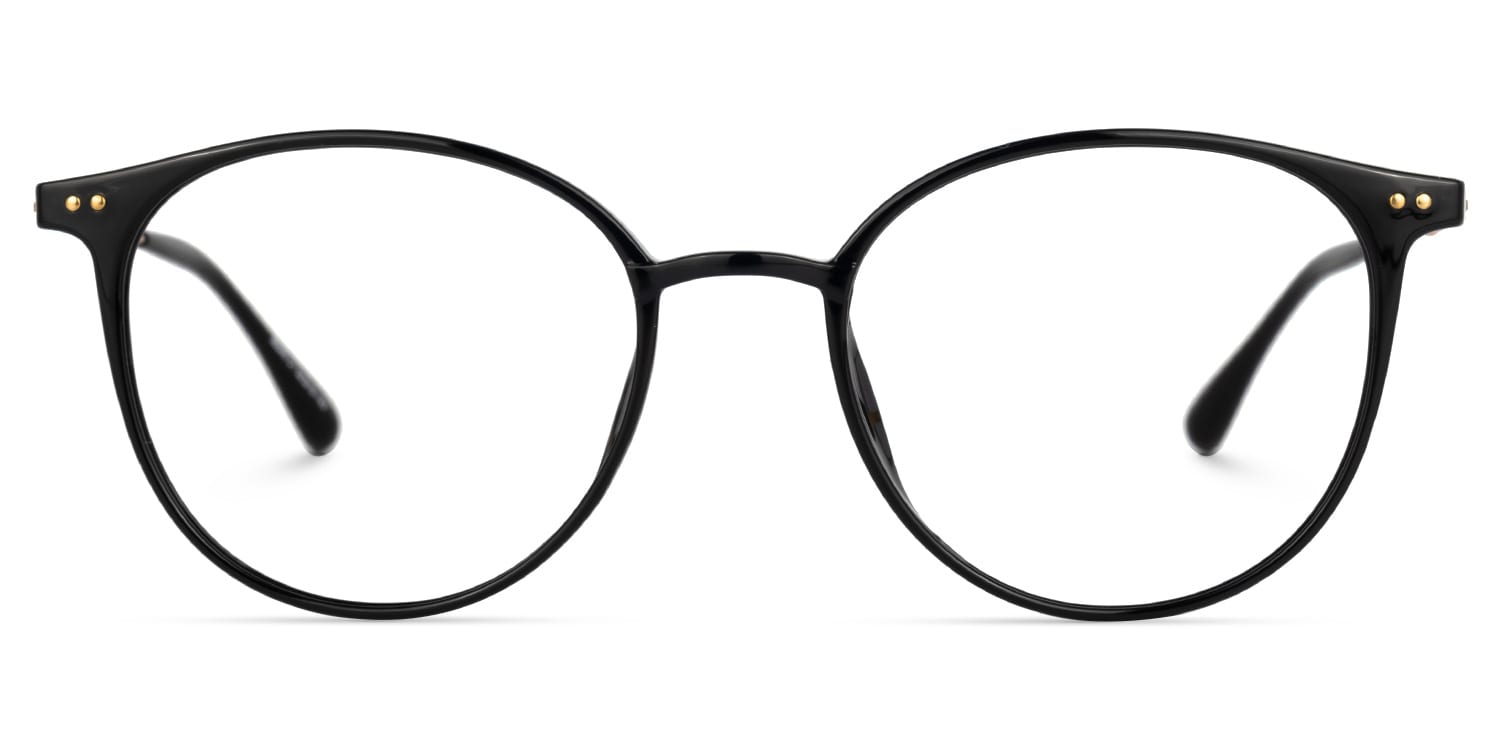 Judsy Round Black Glasses