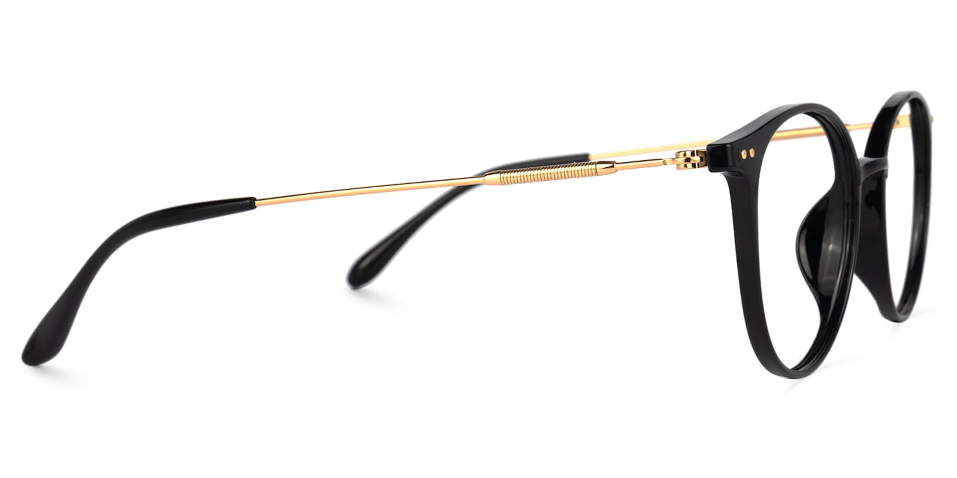 Judsy Round Black Glasses | Zeelool Glasses2