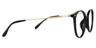 Judsy Round Black Glasses2