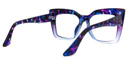 Tyhishia Square Purple-Tortoise Glasses3