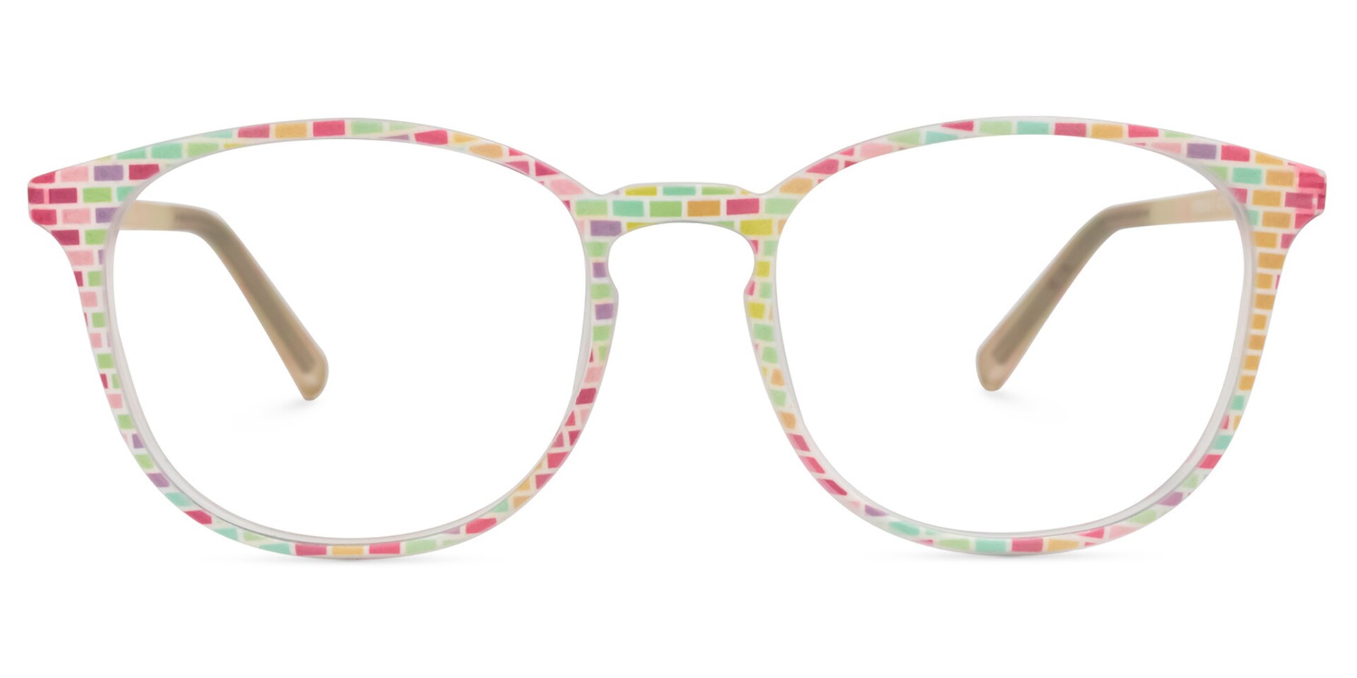 Dorislyn Round Multicolor Glasses | Zeelool Glasses0