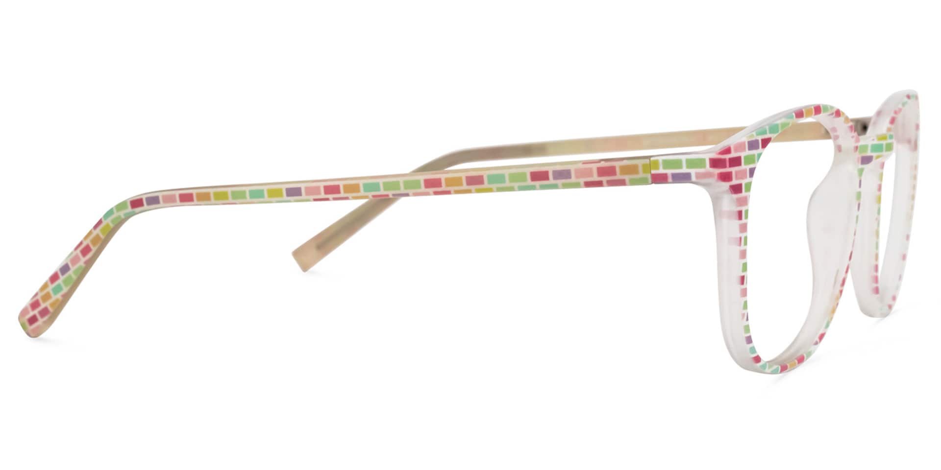 Dorislyn Round Multicolor Glasses | Zeelool Glasses2