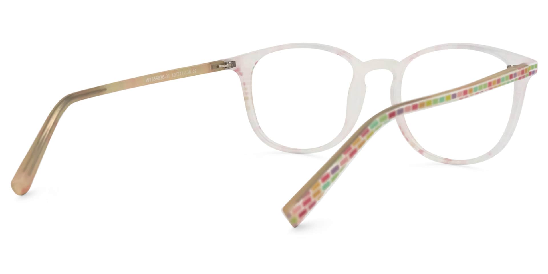 Dorislyn Round Multicolor Glasses | Zeelool Glasses3