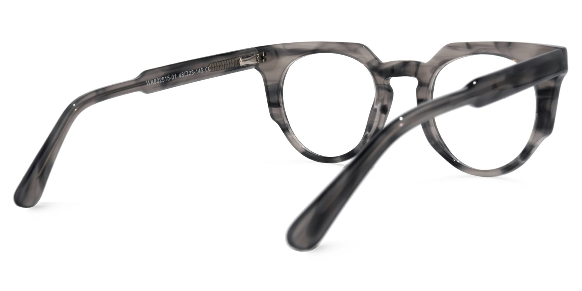 Jenkins Geometric Gray Glasses | Zeelool Glasses3