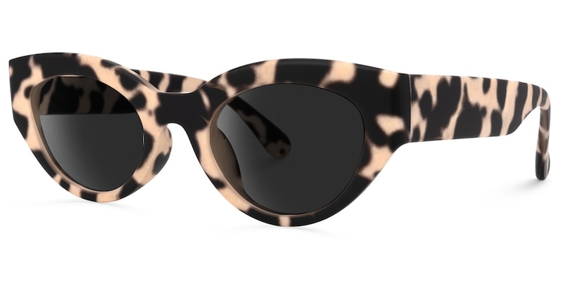 Rocky Oval Leopard Sunglasses | Zeelool Glasses1