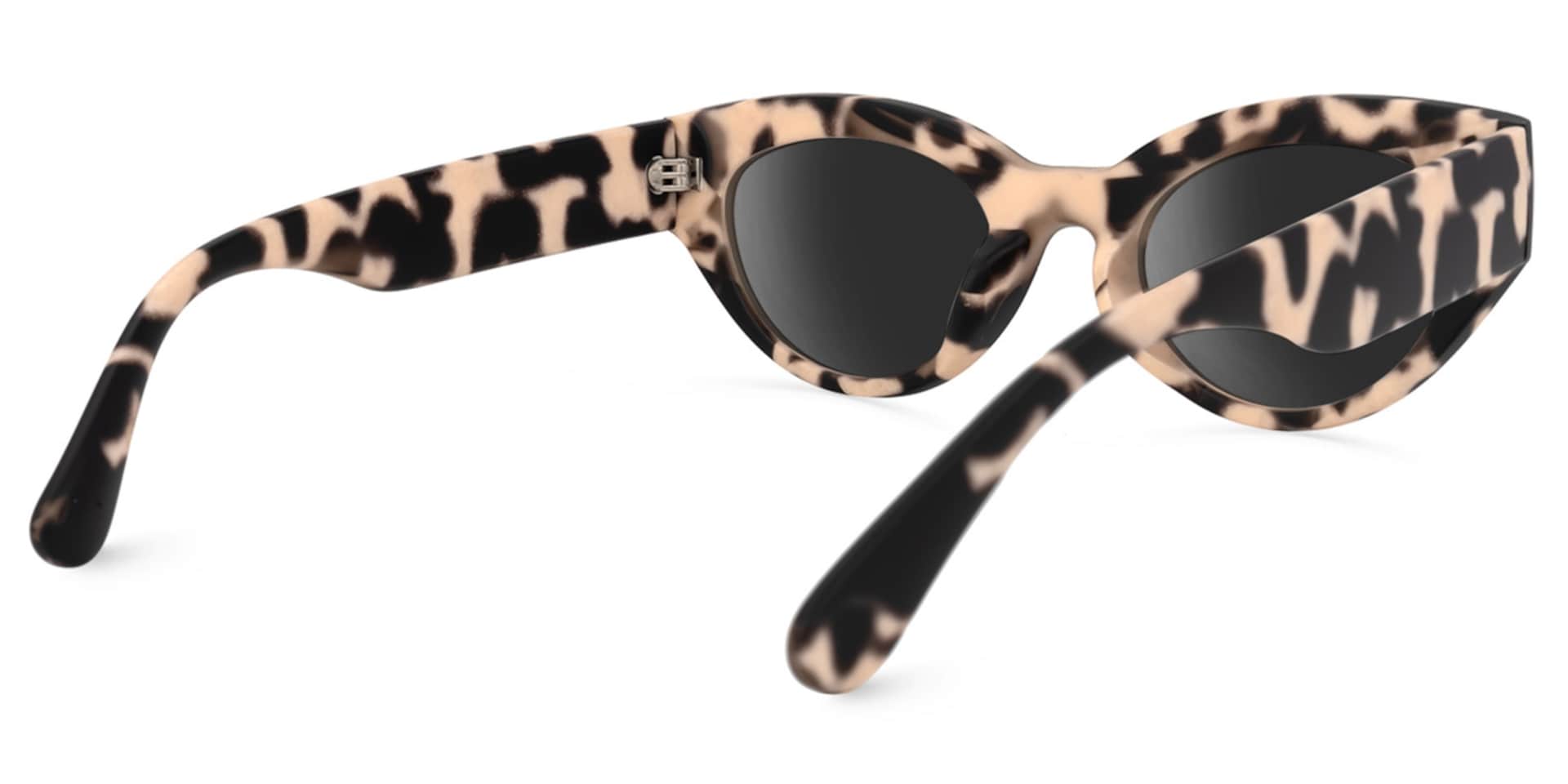 Rocky Oval Leopard Sunglasses | Zeelool Glasses3