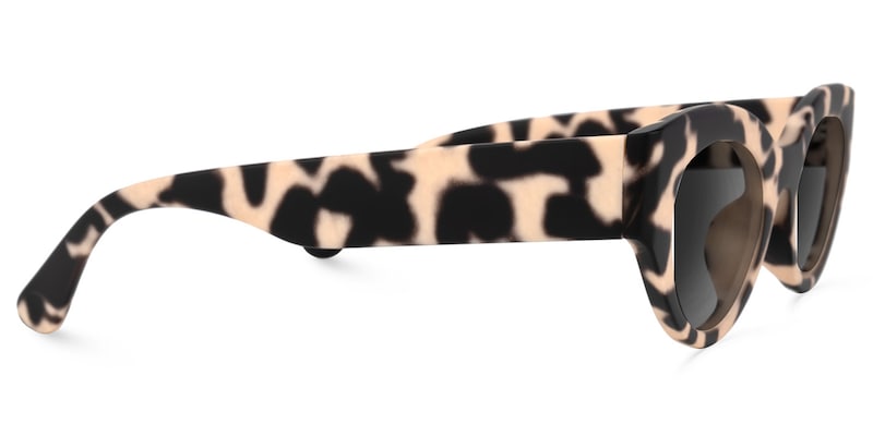 Rocky Oval Leopard Sunglasses | Zeelool Glasses2