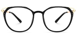 Tameya Cateye Black Glasses0