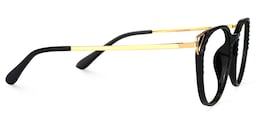 Tameya Cateye Black Glasses2