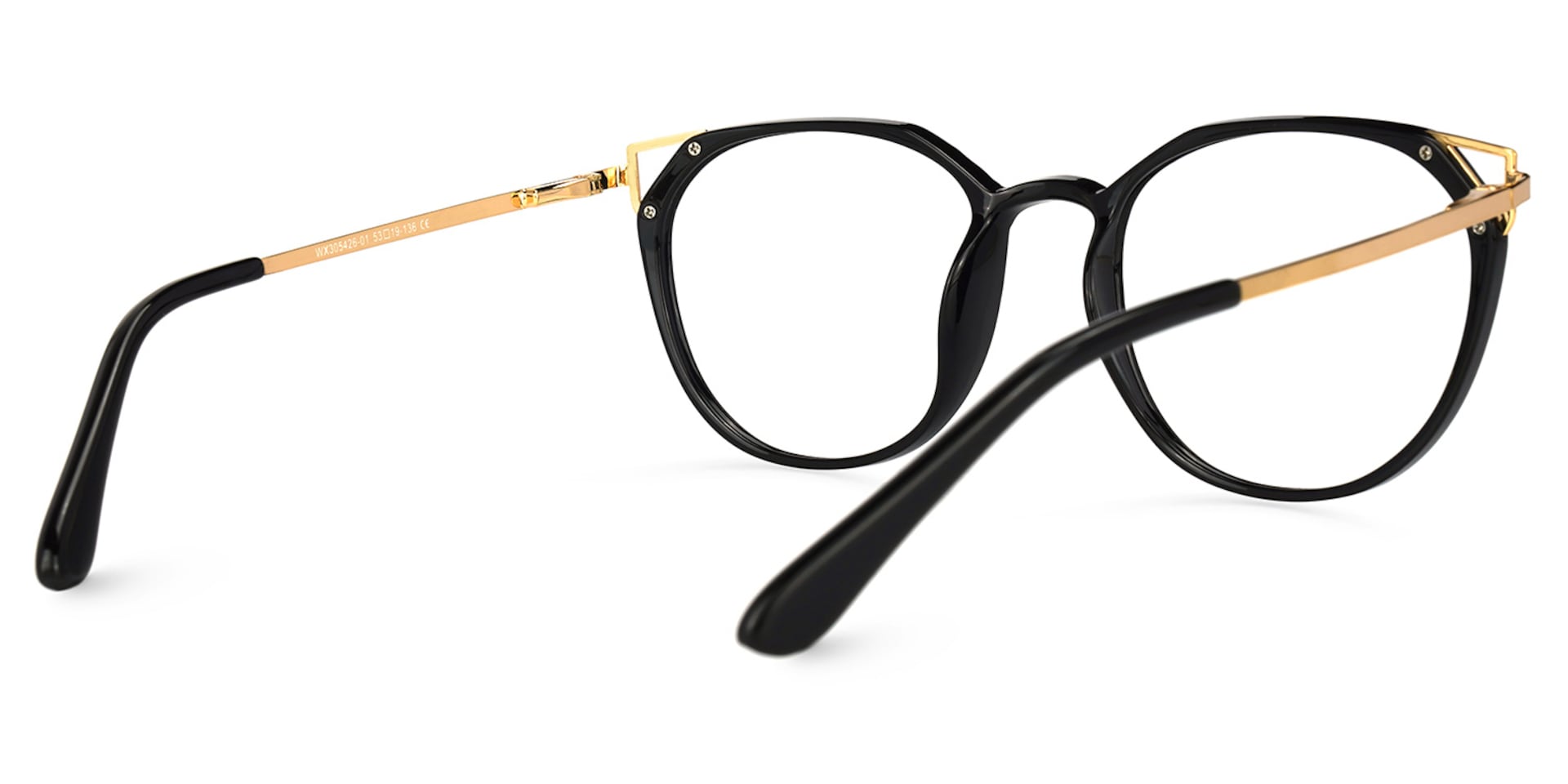 Tameya Cateye Black Glasses | Zeelool Glasses3