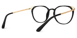 Tameya Cateye Black Glasses3