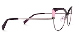 Myrdaliz Browline Dark-Red Glasses2