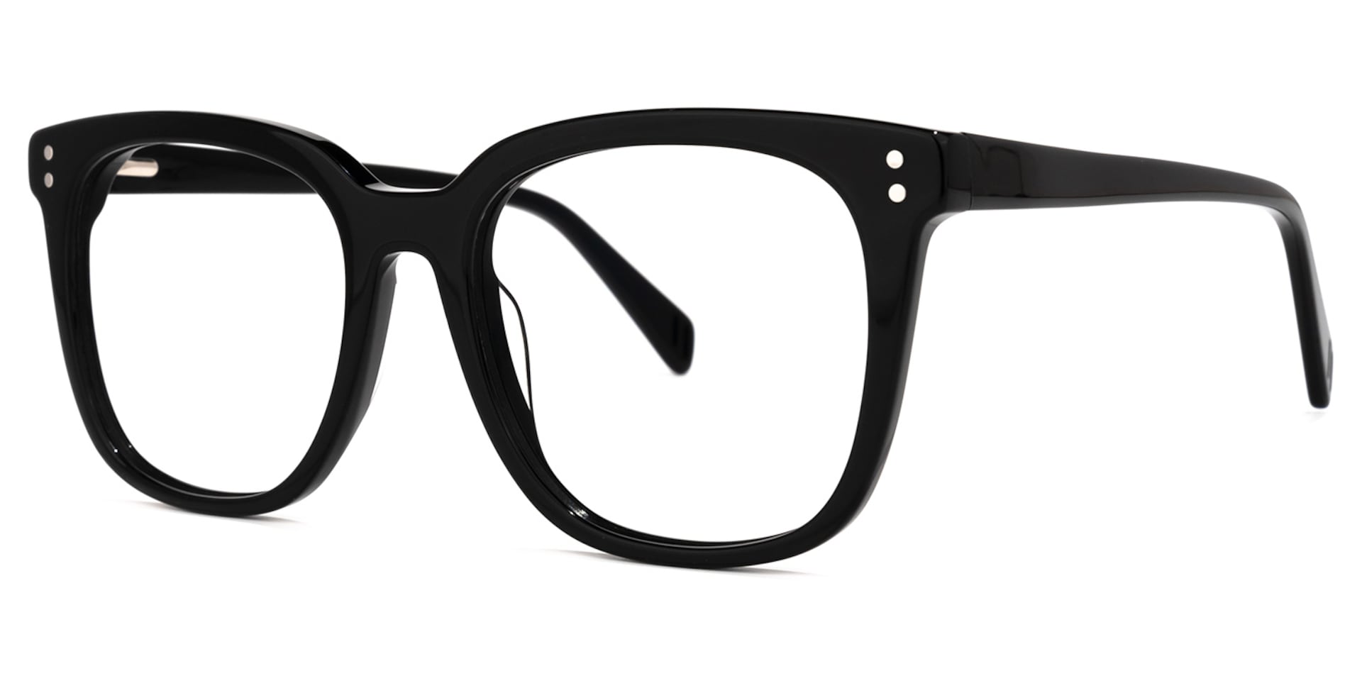 Lukretia Square Black Glasses | Zeelool Glasses1