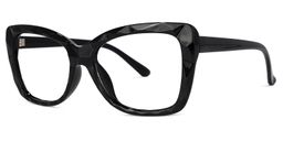 Wendell Cateye Black Glasses1