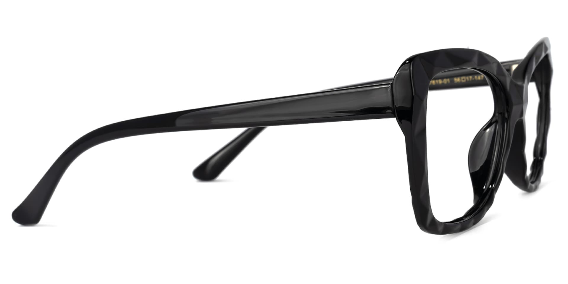 Wendell Black Cat Eye Frame Glasses | Zeelool2
