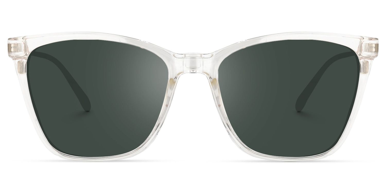 Curtina Clip-on Clear Glasses | Zeelool Glasses0