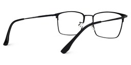 Jones Rectangle Black Glasses3