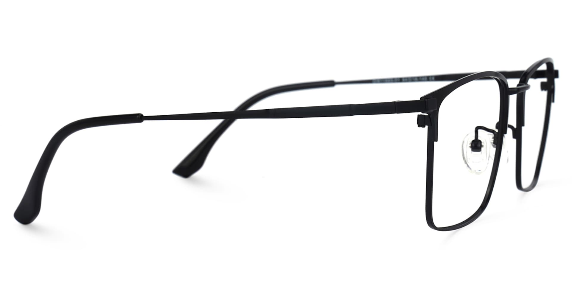 Jones Rectangle Black Glasses | Zeelool Glasses2