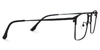 Jones Rectangle Black Glasses2