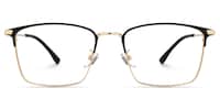Jones Rectangle Rose-Gold Glasses0