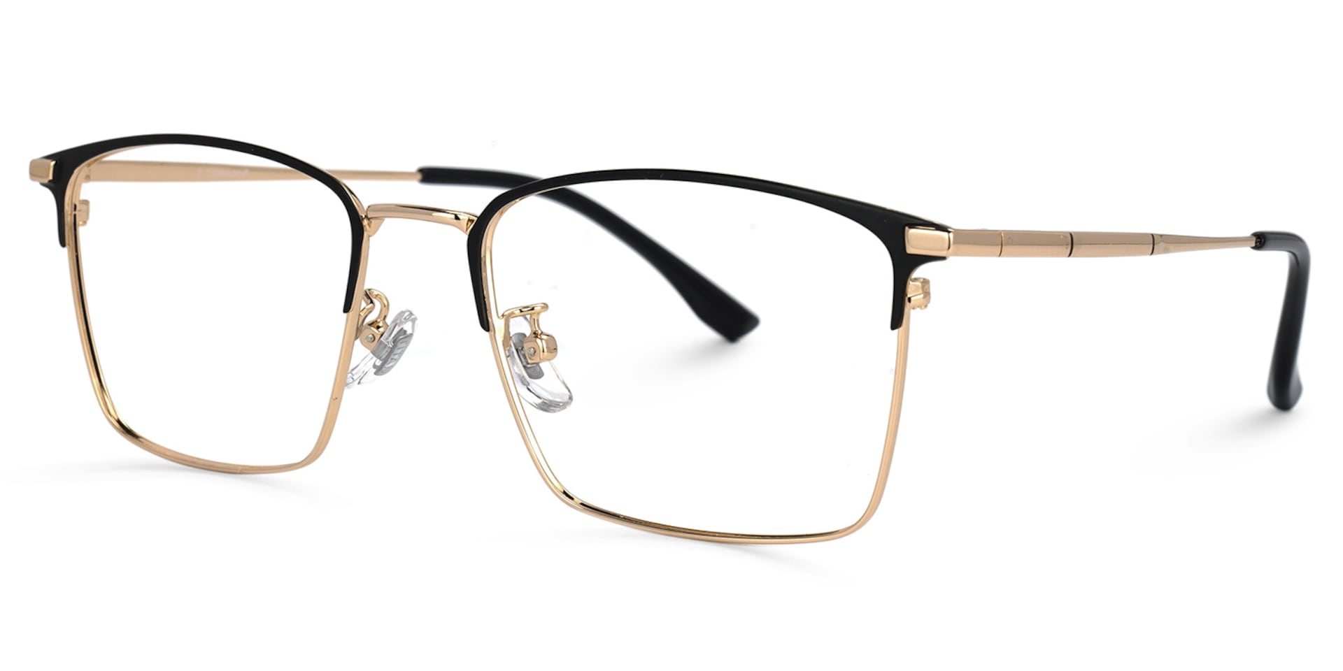 Jones Rectangle Rose-Gold Glasses | Zeelool Glasses1