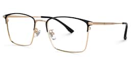 Jones Rectangle Rose-Gold Glasses1