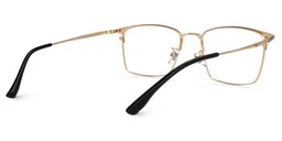 Jones Rectangle Rose-Gold Glasses3
