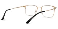 Jones Rectangle Rose-Gold Glasses3