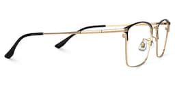 Jones Rectangle Rose-Gold Glasses2