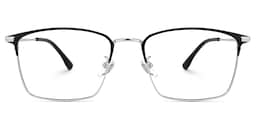 Jones Rectangle Silver Glasses0