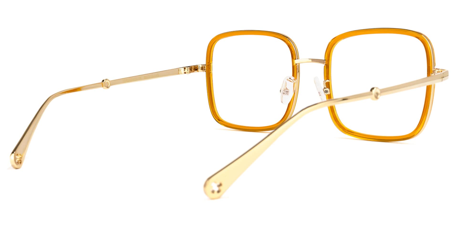 Ozzy Square Yellow Glasses | Zeelool Glasses3