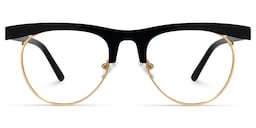 Kenyetta Browline Black Glasses0