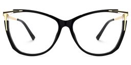Yomary Cateye Black Glasses0